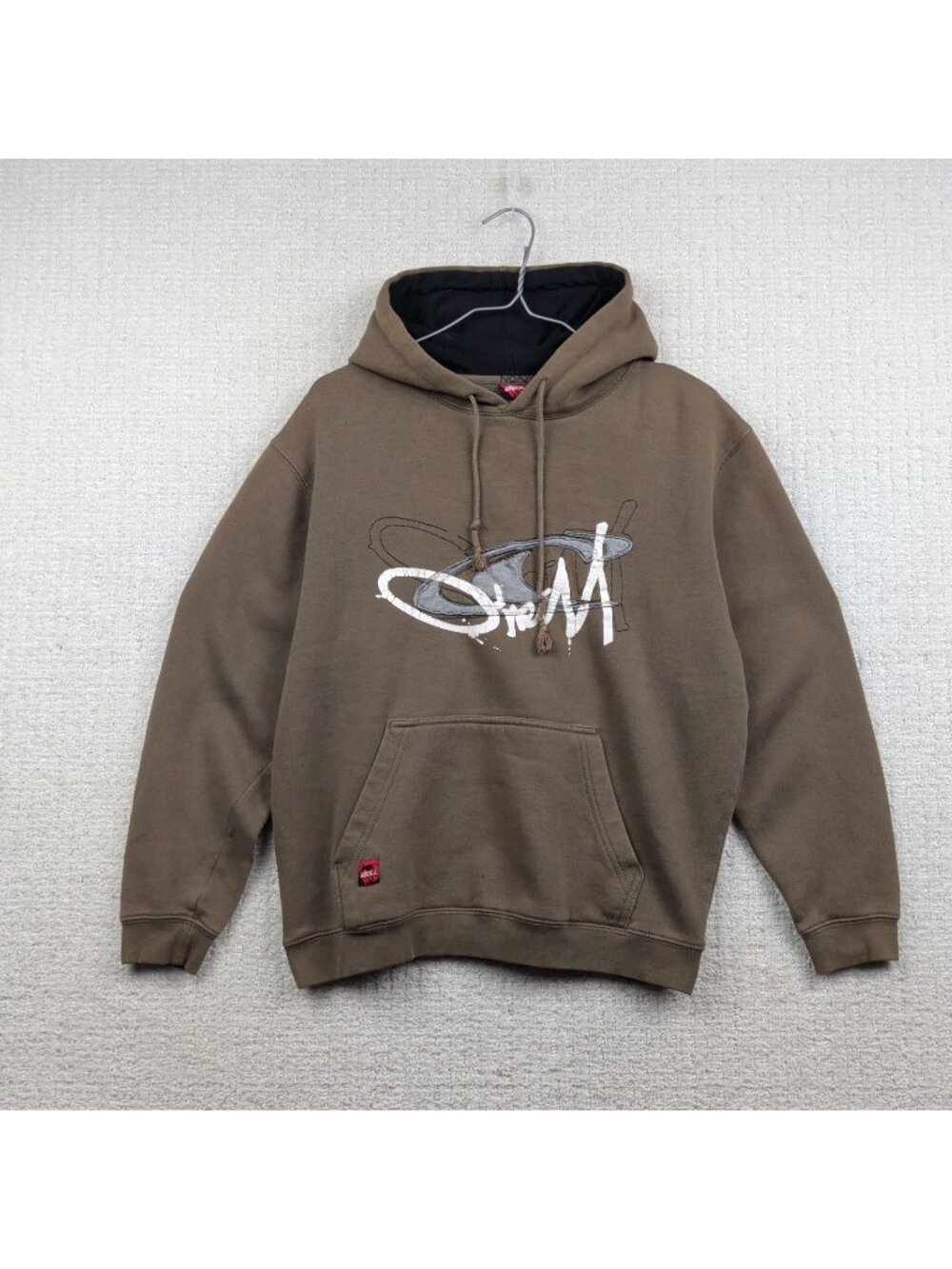 Vintage Y2K O’Neill Hoodie Distressed Faded Brown Surf Skater 2000's Grunge Read
